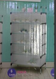 采购六层五格鞋架 60×28×110cm 按样图颜色